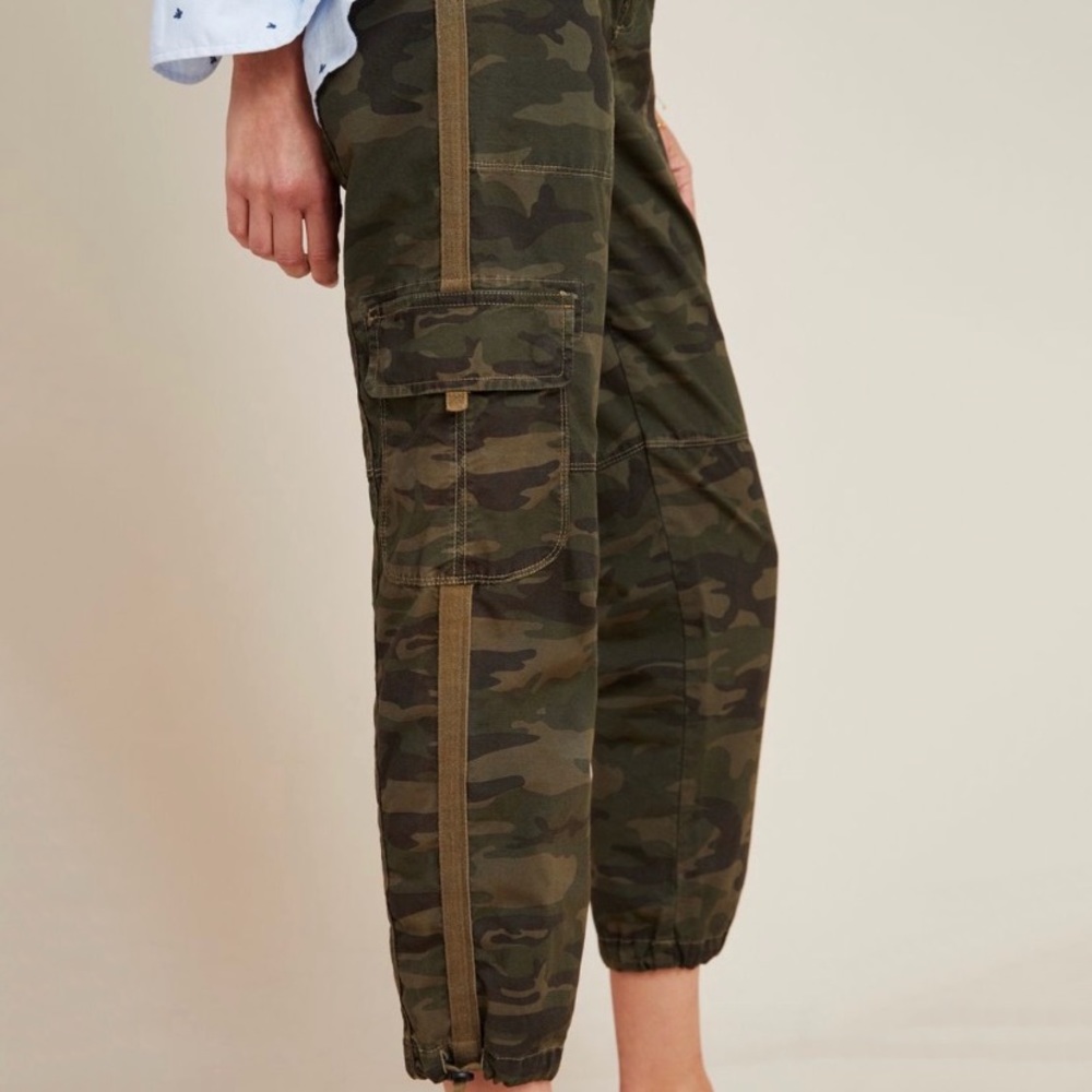NWT Anthropologie Sanctuary Camo Cargo Jogger Pants - Picture 3 of 9
